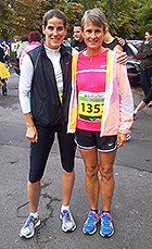 Bowtech Anwenderin Beatrix Dippold zusammen mit der Spitzen-Triathletin Nicole Leder